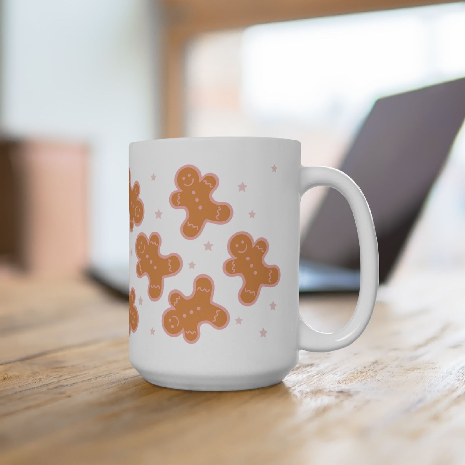Sweet Gingerbread Cookies Ceramic Mug Coffee Cup (11oz & 15oz)