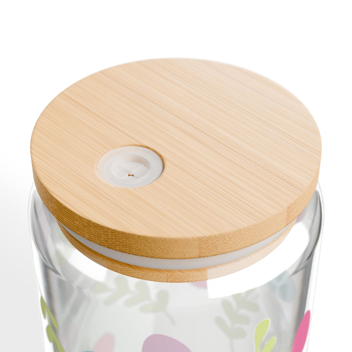 Egg Hunt Tumbler Sipper Glass 16oz — Reusable Drink Jar with Lid & Straw