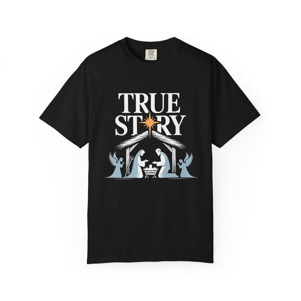 True Story Christmas Nativity Scene T-Shirt Christian Graphic Tee