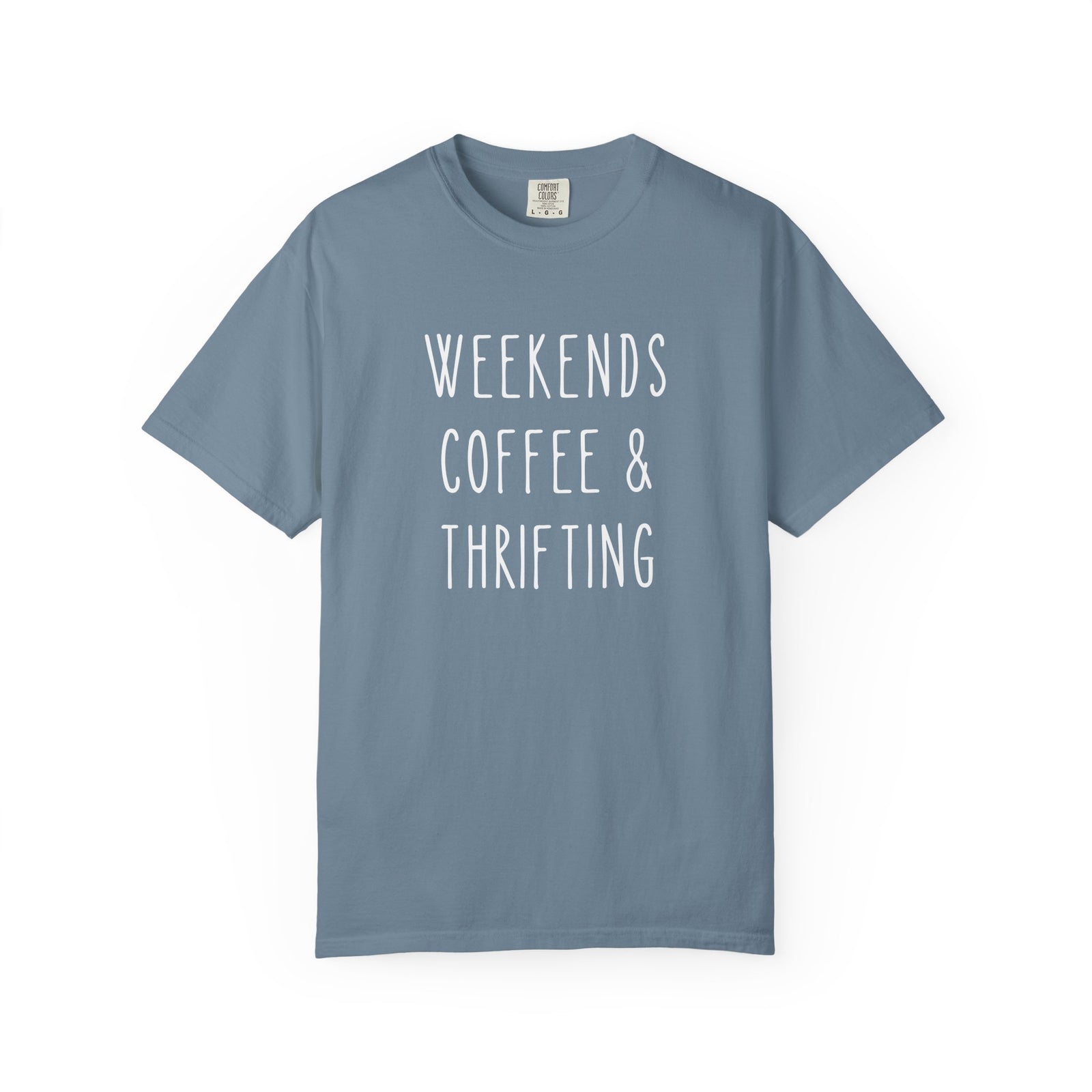 Weekends Coffee & Thrifting T-Shirt Graphic Unisex Tee - Sydney So Sweet