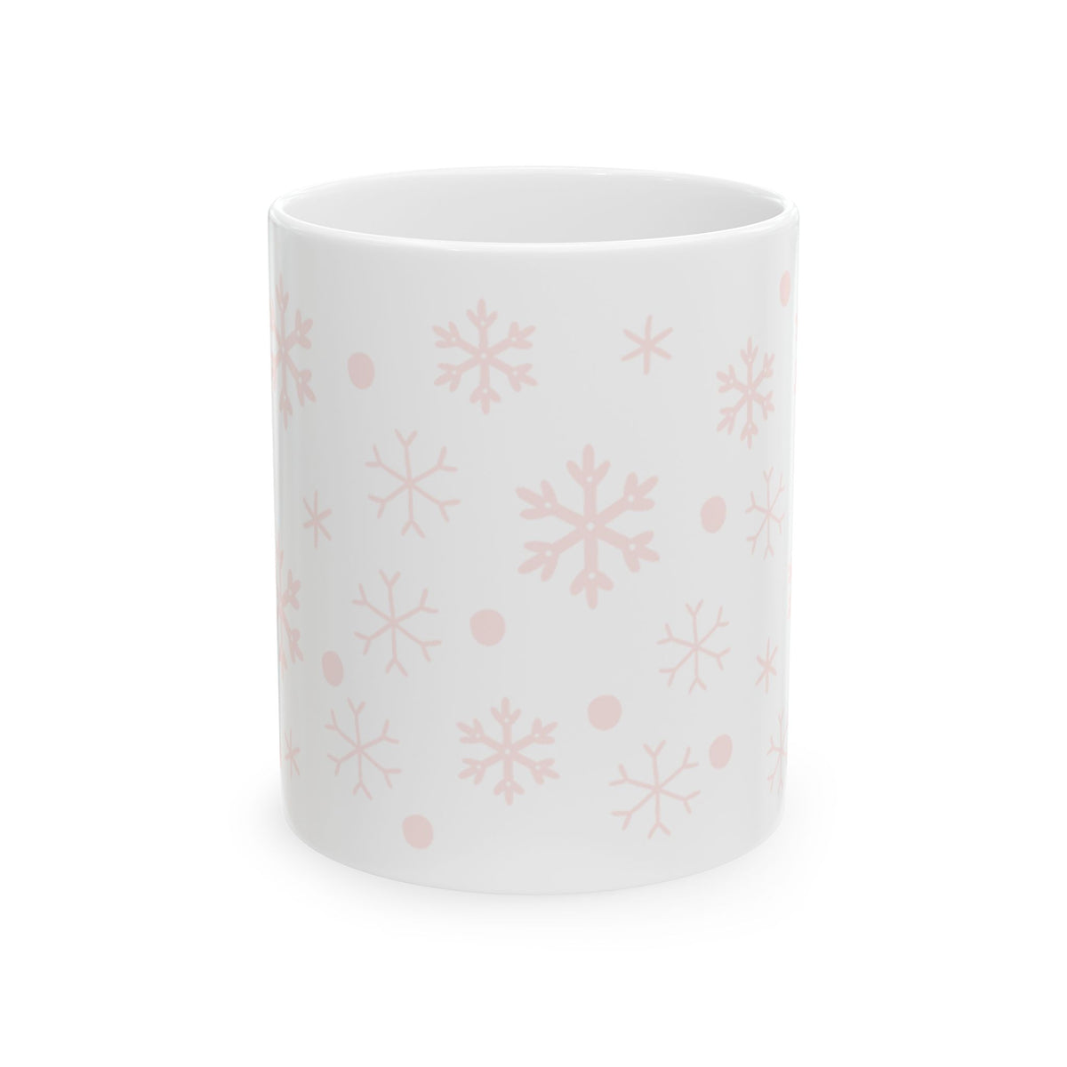 Winter Wonder Snowflakes Ceramic Mug Coffee Cup (11oz & 15oz)