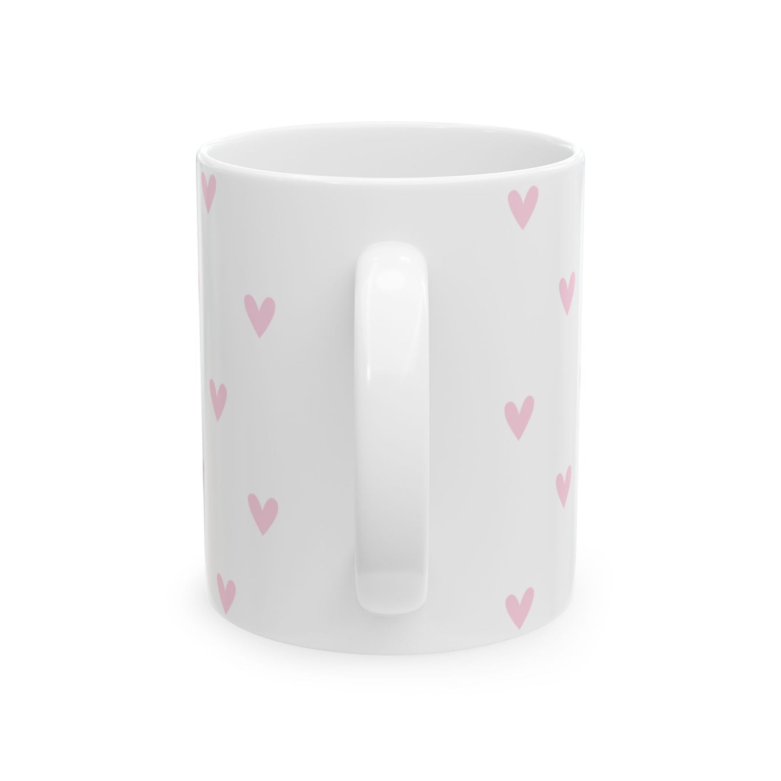 All You Need is Love & Coffee Mug — Pink Heart Coffee Cup (11oz, 15oz) - Sydney So Sweet