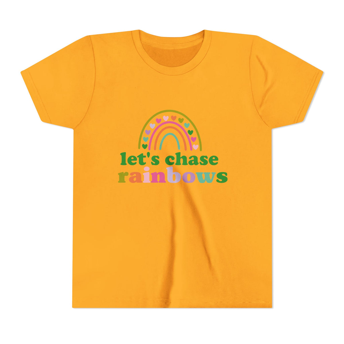 Let’s Chase Rainbows Youth Tee Cute St. Patrick's Day Kids T-Shirt