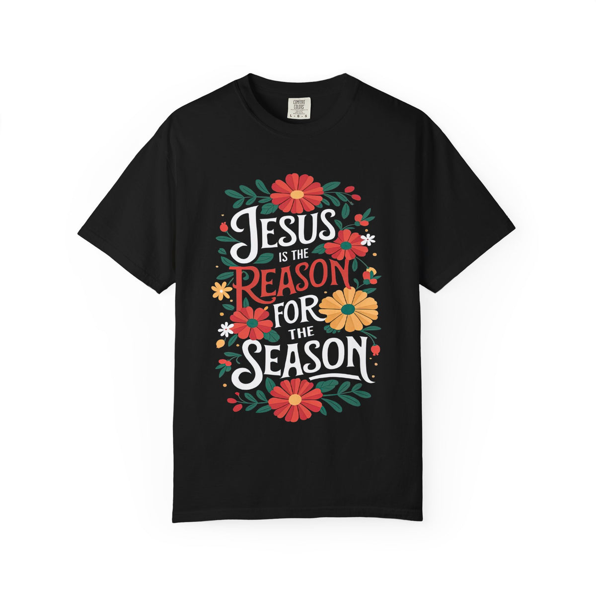 Jesus is the Reason for the Season Christmas T-Shirt Christian Graphic Tee