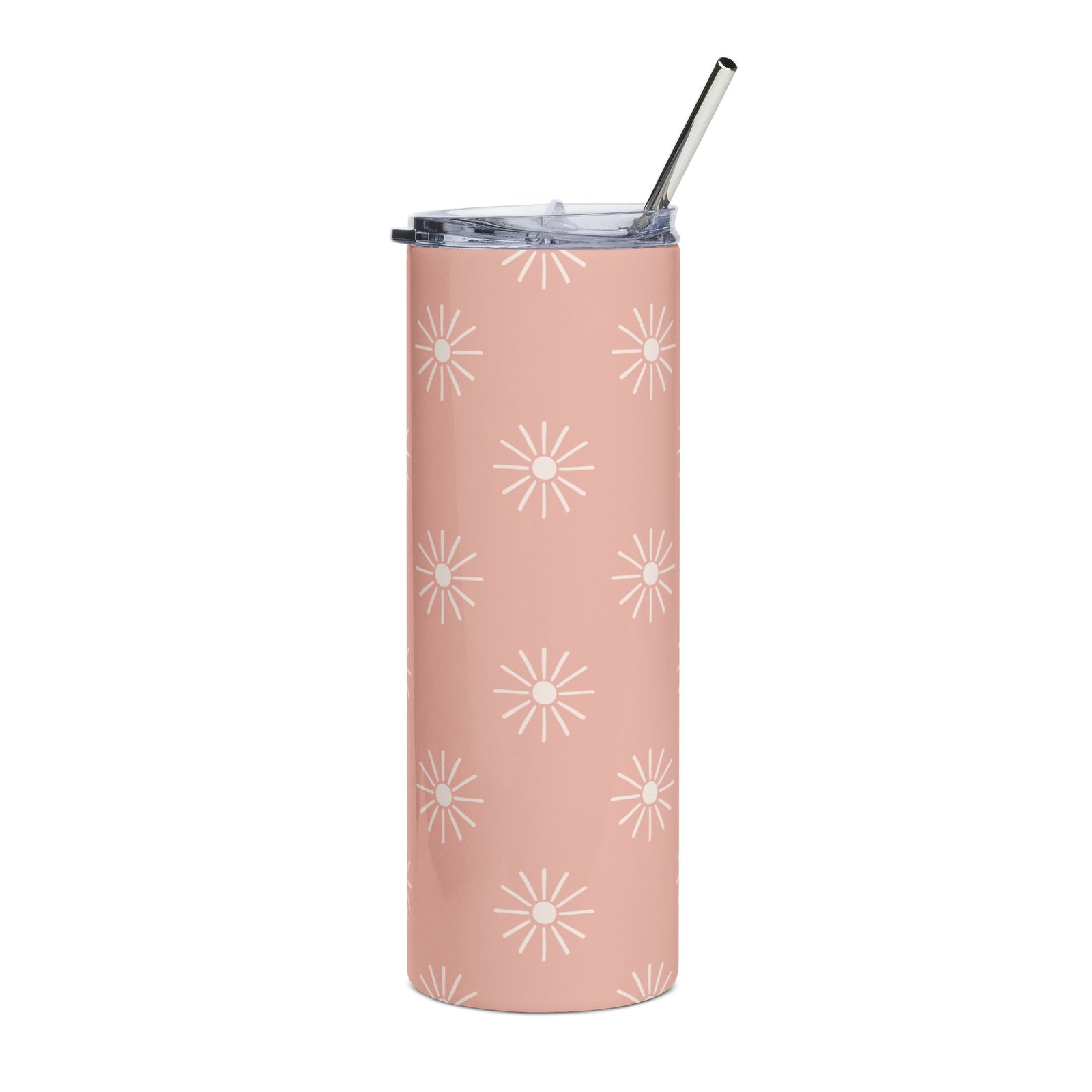 Pink Skies Daisy 20oz Floral Stainless Steel Tumbler Insulated Travel Cup