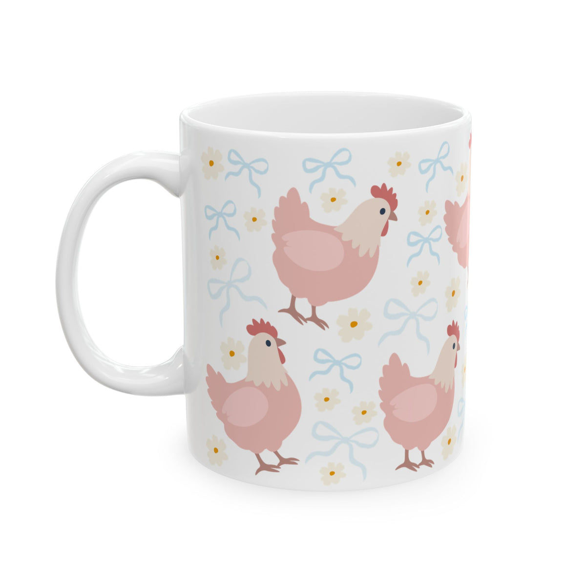 Coquette Chicken Cute Mug Coffee Cup (11oz & 15oz) - Sydney So Sweet