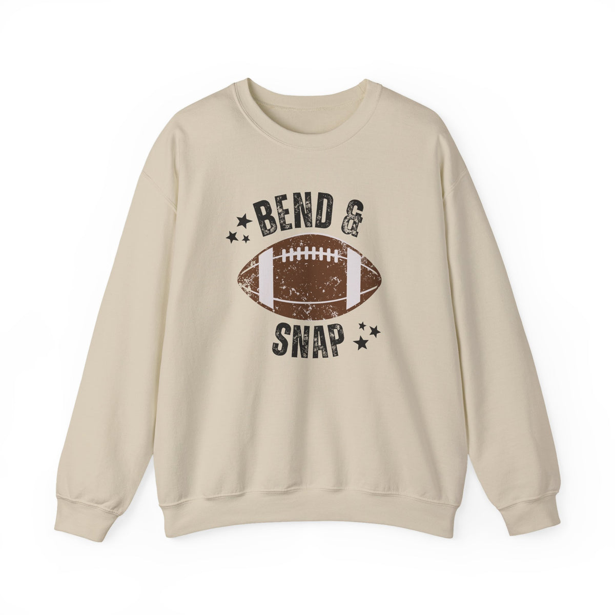 Bend & Snap Football Game Day Cozy Crewneck Heavy Blend Graphic Sweatshirt - Sydney So Sweet