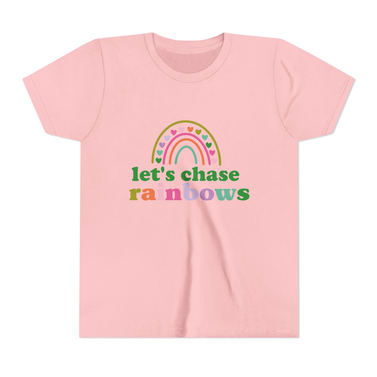 Let’s Chase Rainbows Youth Tee Cute St. Patrick's Day Kids T-Shirt