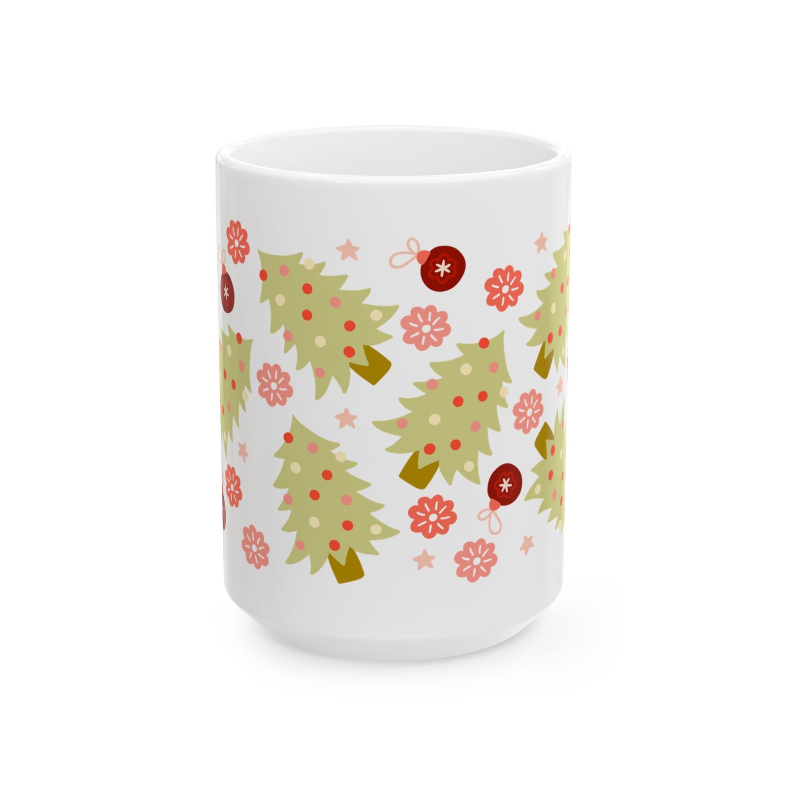 90's Christmas Ceramic Mug Coffee Cup (11oz & 15oz)