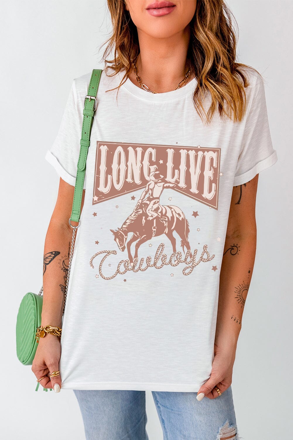 Long Live Cowboys Women's Graphic Short Sleeve T-Shirt - Sydney So Sweet