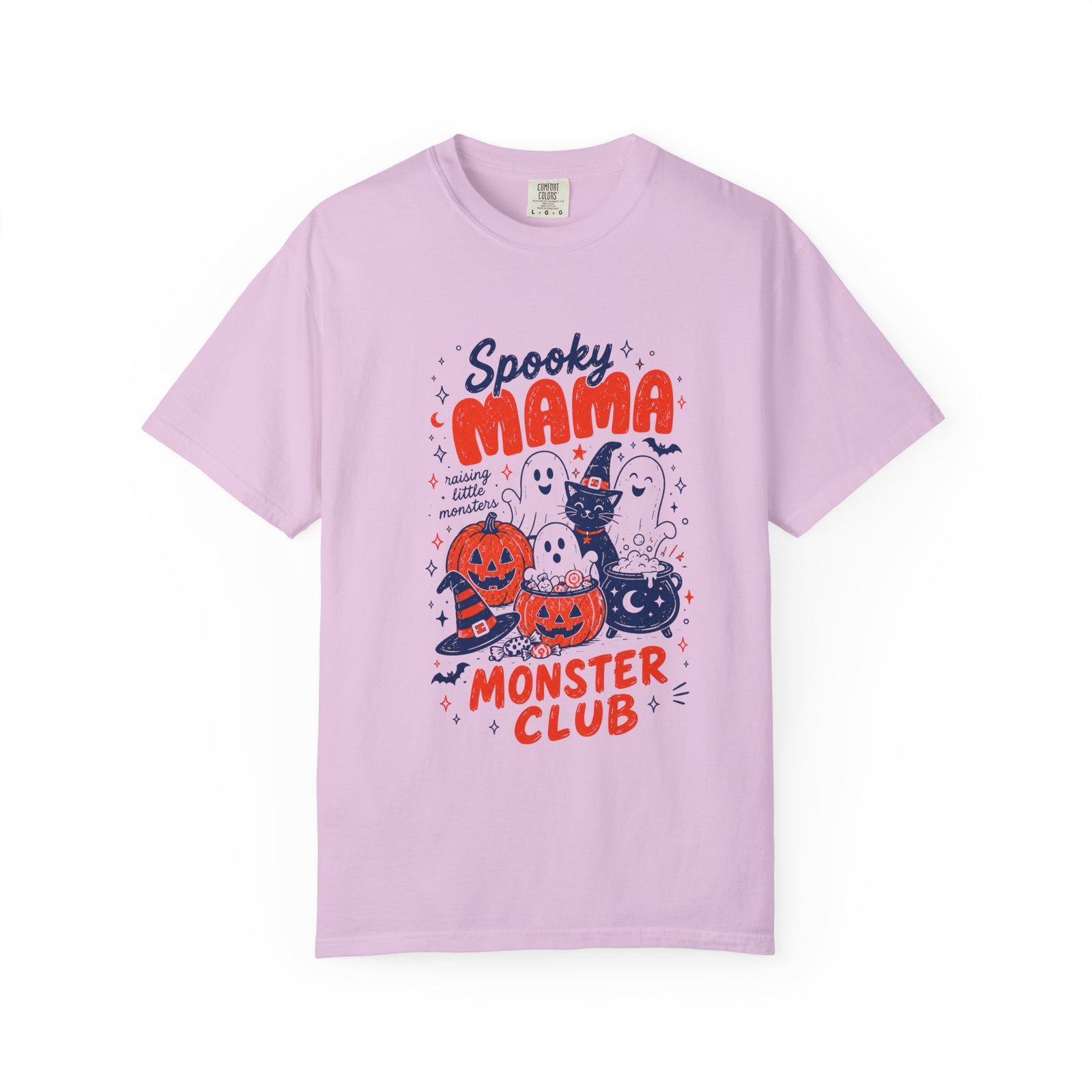 Spooky Mama Monster Club T-Shirt Cute Mom Halloween Tee