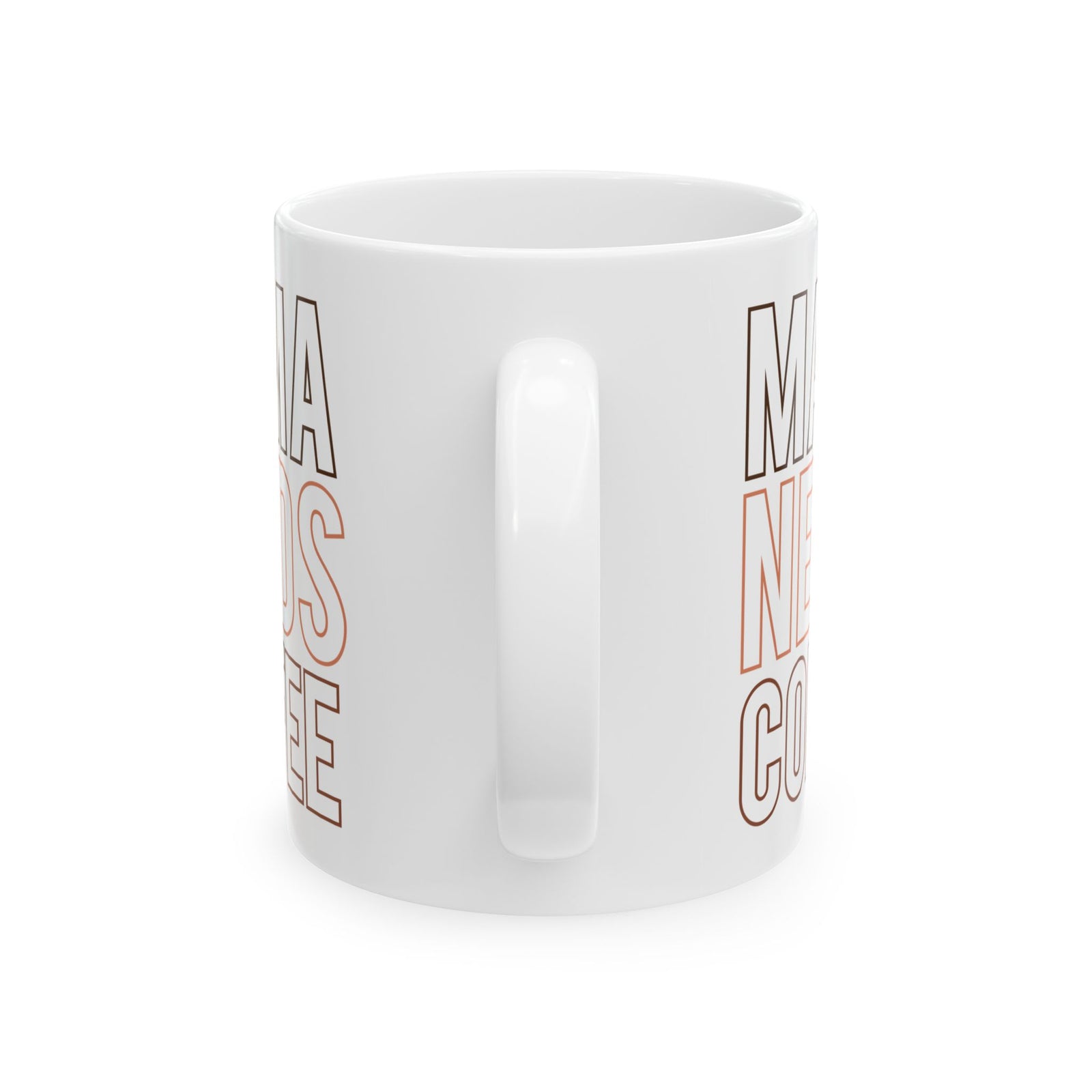 Mama Needs Coffee Cute Ceramic Mug Coffee Cup (11oz & 15oz)