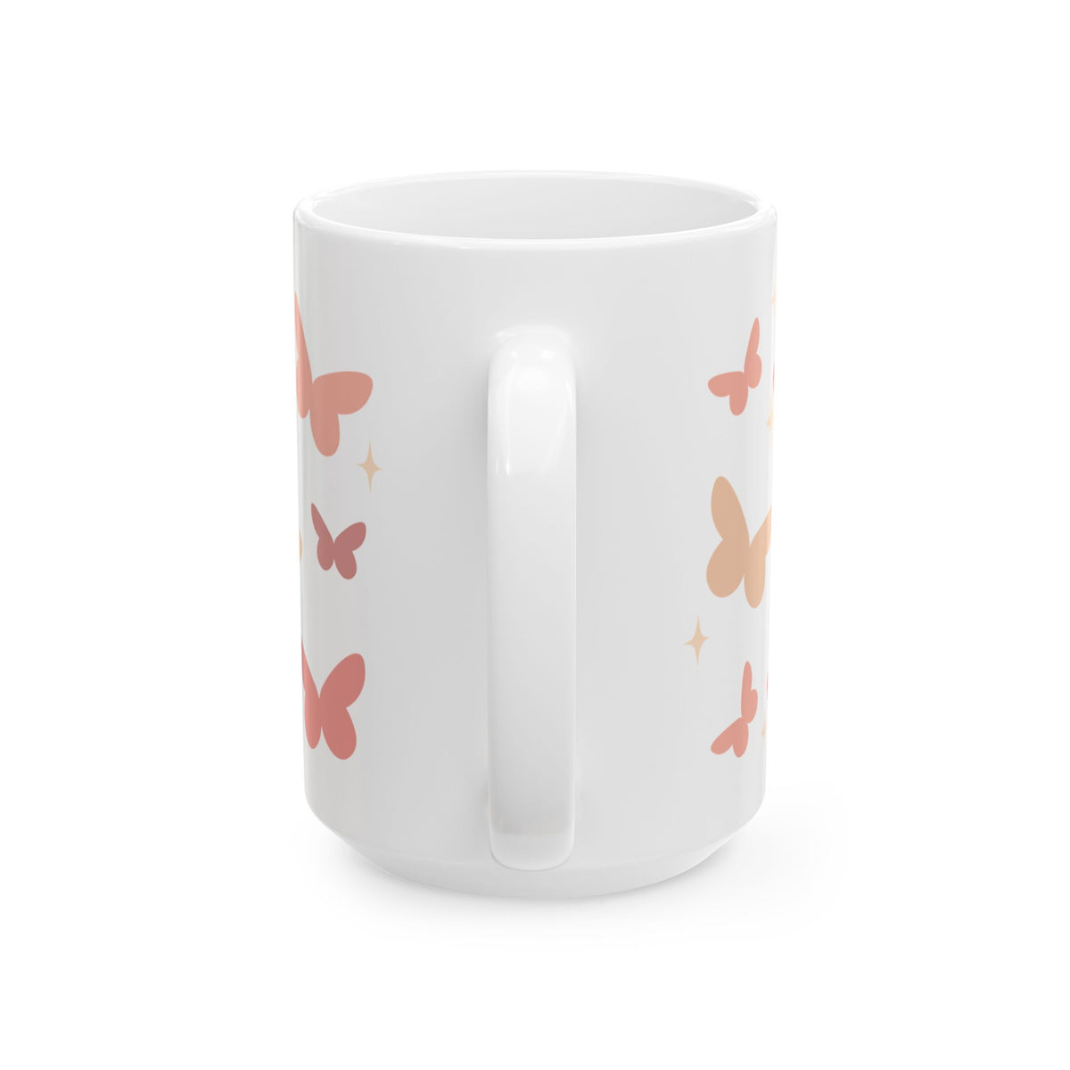 Butterfly Season Cute Ceramic Mug Coffee Cup (11oz & 15oz)