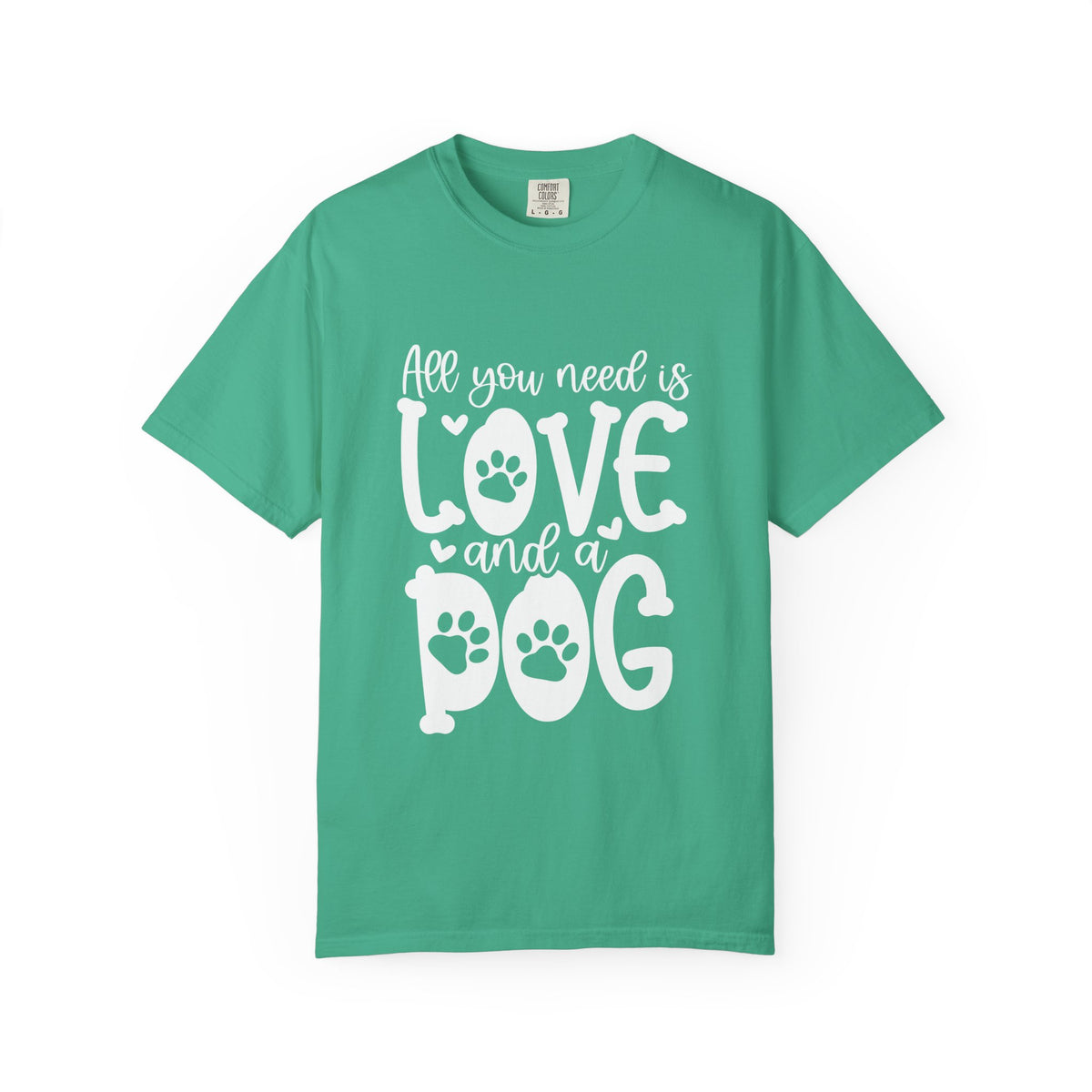 All You Need Is Love and a Dog Mom T-Shirt Cute Graphic Tee