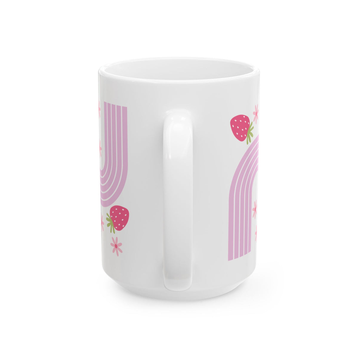 Wild Strawberry Cute Ceramic Mug Coffee Cup (11oz & 15oz)