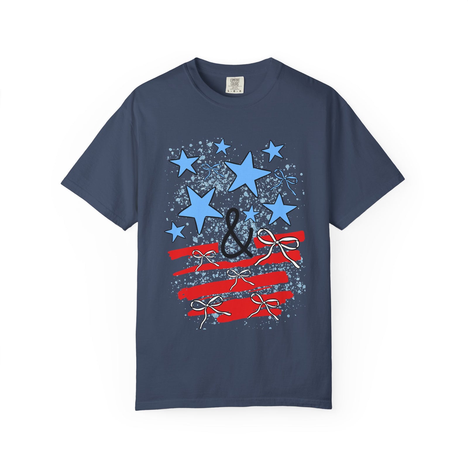 American Stars & Stripes T-Shirt Patriotic July 4th Graphic Tee