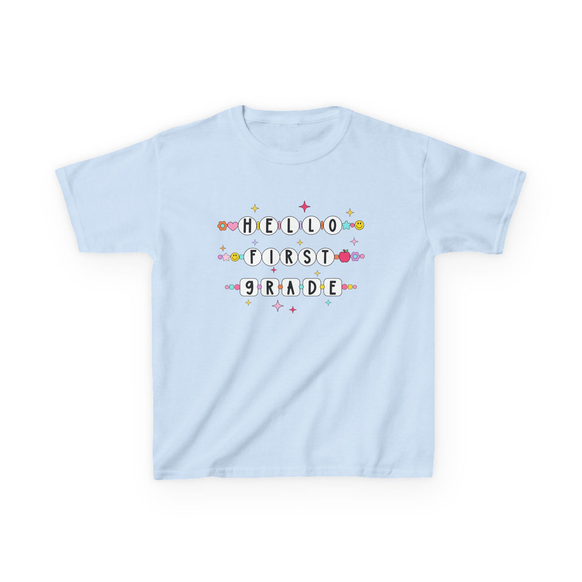 Friendship Bracelets Hello First Grade Kids Tee Cute 1st Grade Back to School T-Shirt