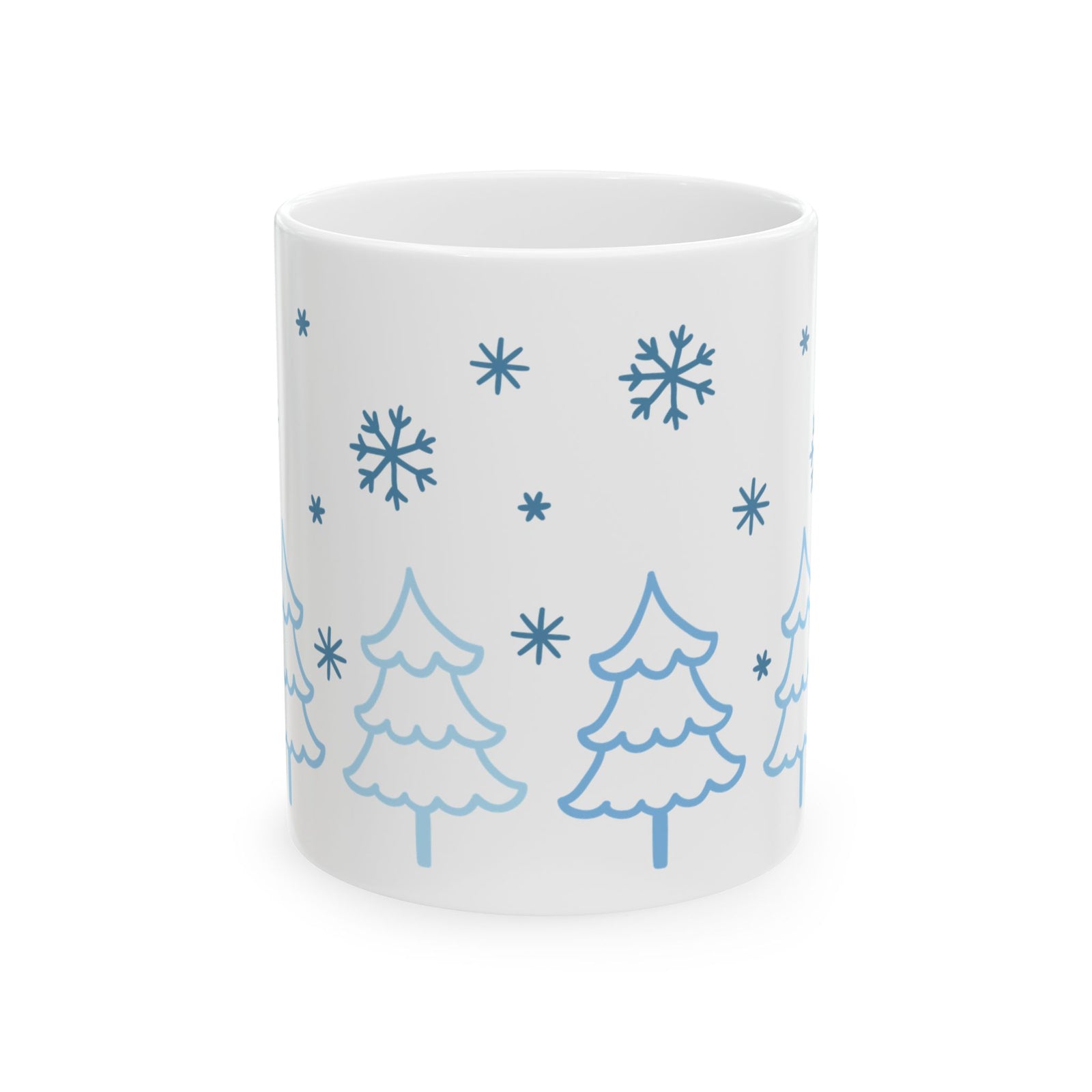 Snow Day Winter Christmas Ceramic Mug Coffee Cup (11oz & 15oz)