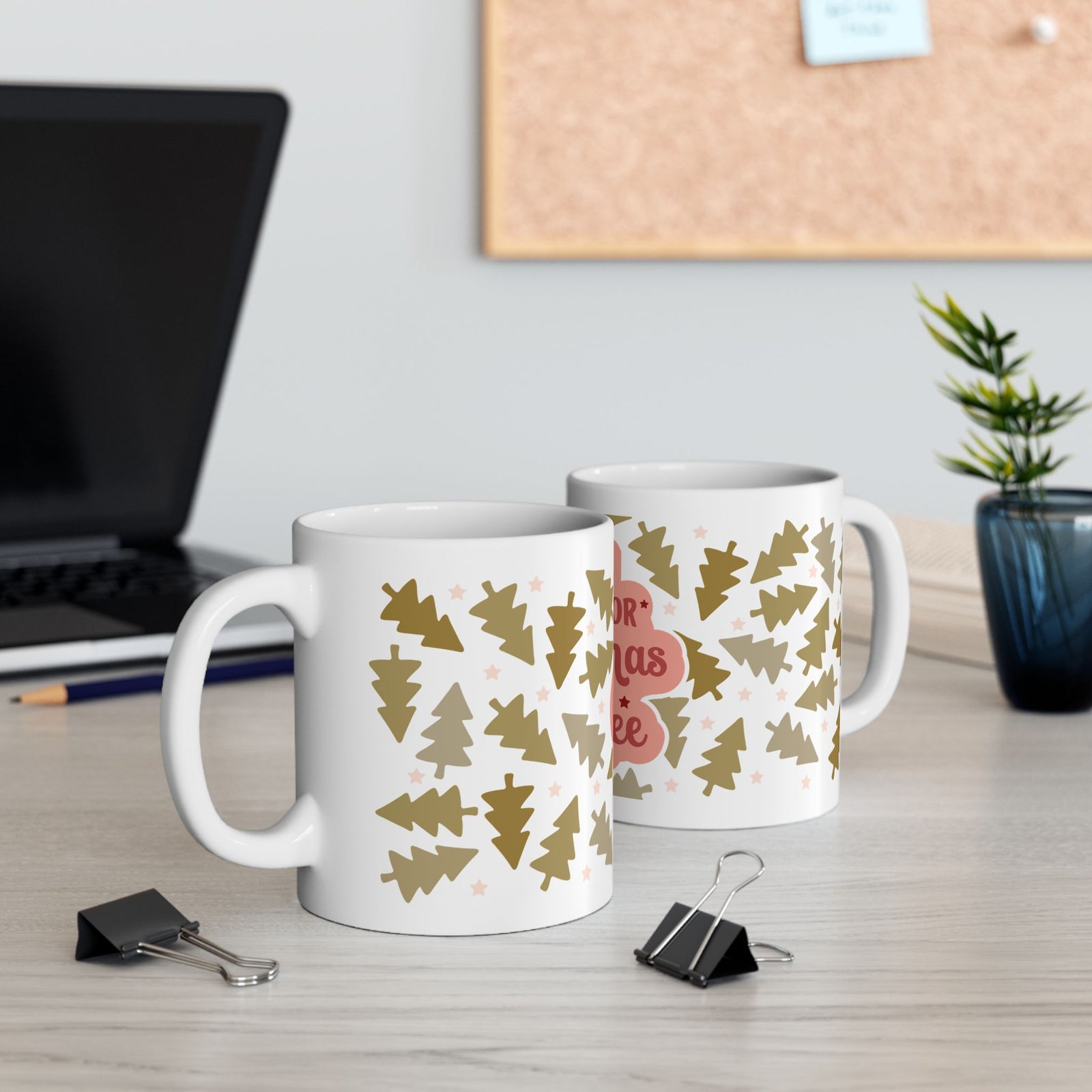 All I Want for Christmas Is Coffee Ceramic Mug Coffee Cup (11oz & 15oz)