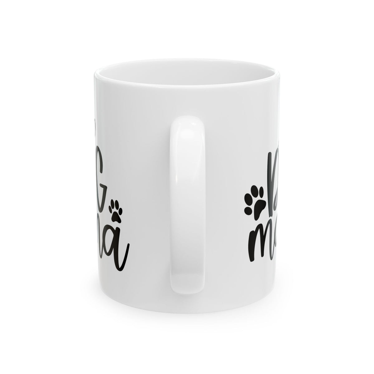 Dog Mama Cute Dog Mom Ceramic Mug Coffee Cup (11oz & 15oz)