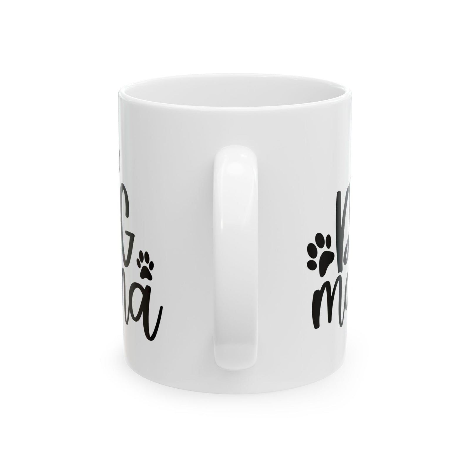 Dog Mama Cute Dog Mom Ceramic Mug Coffee Cup (11oz & 15oz)