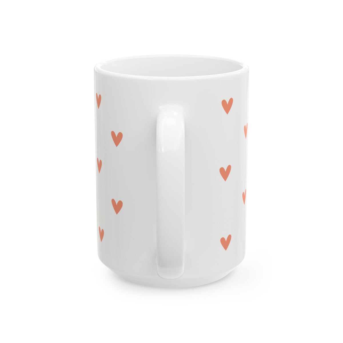 Mama Needs Coffee Hearts Cute Ceramic Mug Coffee Cup (11oz & 15oz)
