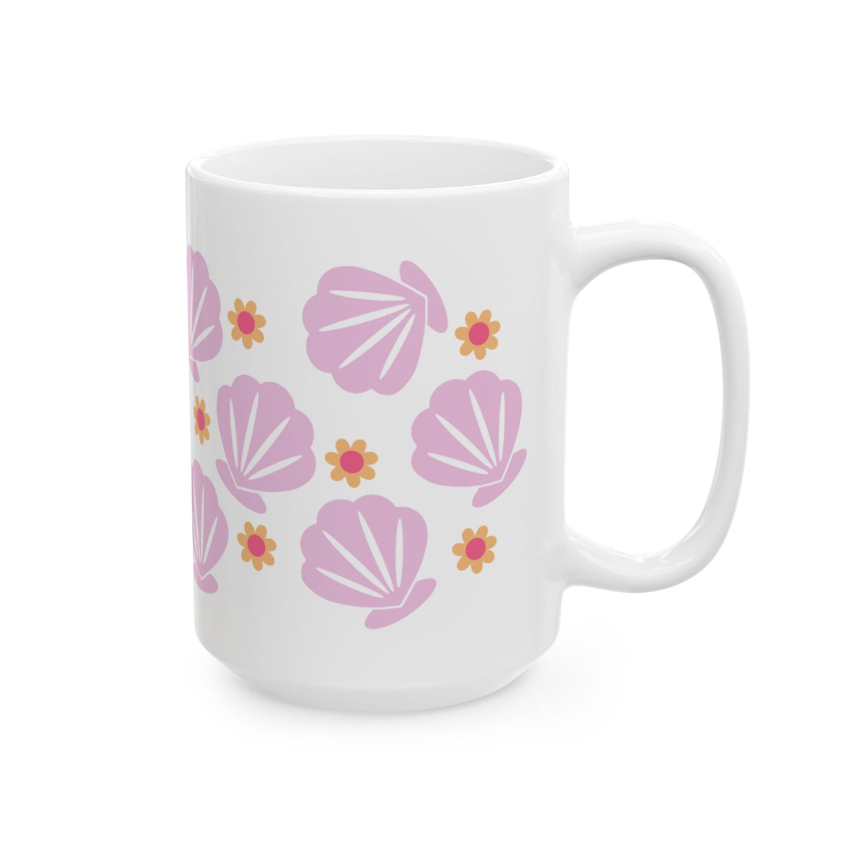 Shells Cute Ceramic Mug Coffee Cup (11oz & 15oz)