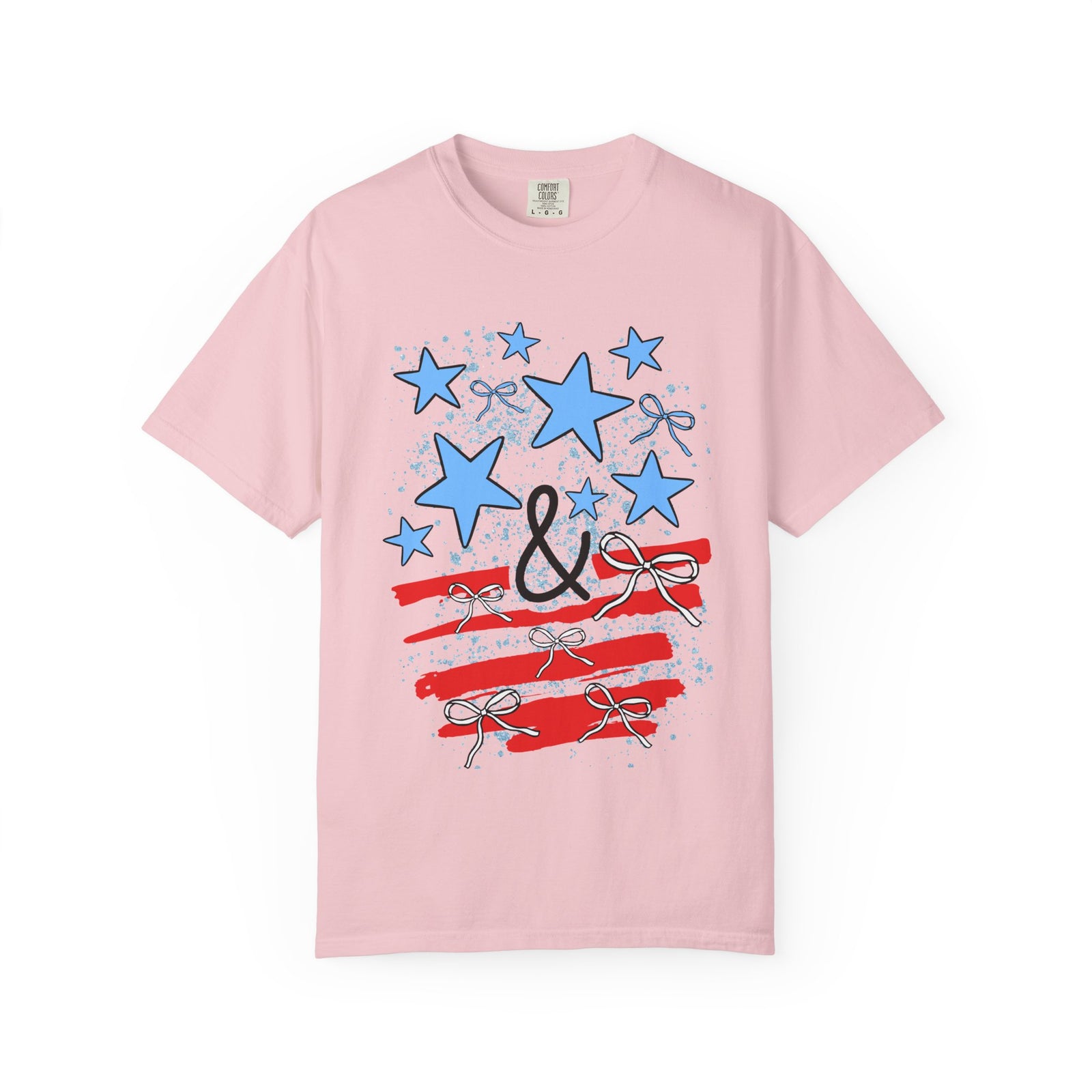 American Stars & Stripes T-Shirt Patriotic July 4th Graphic Tee