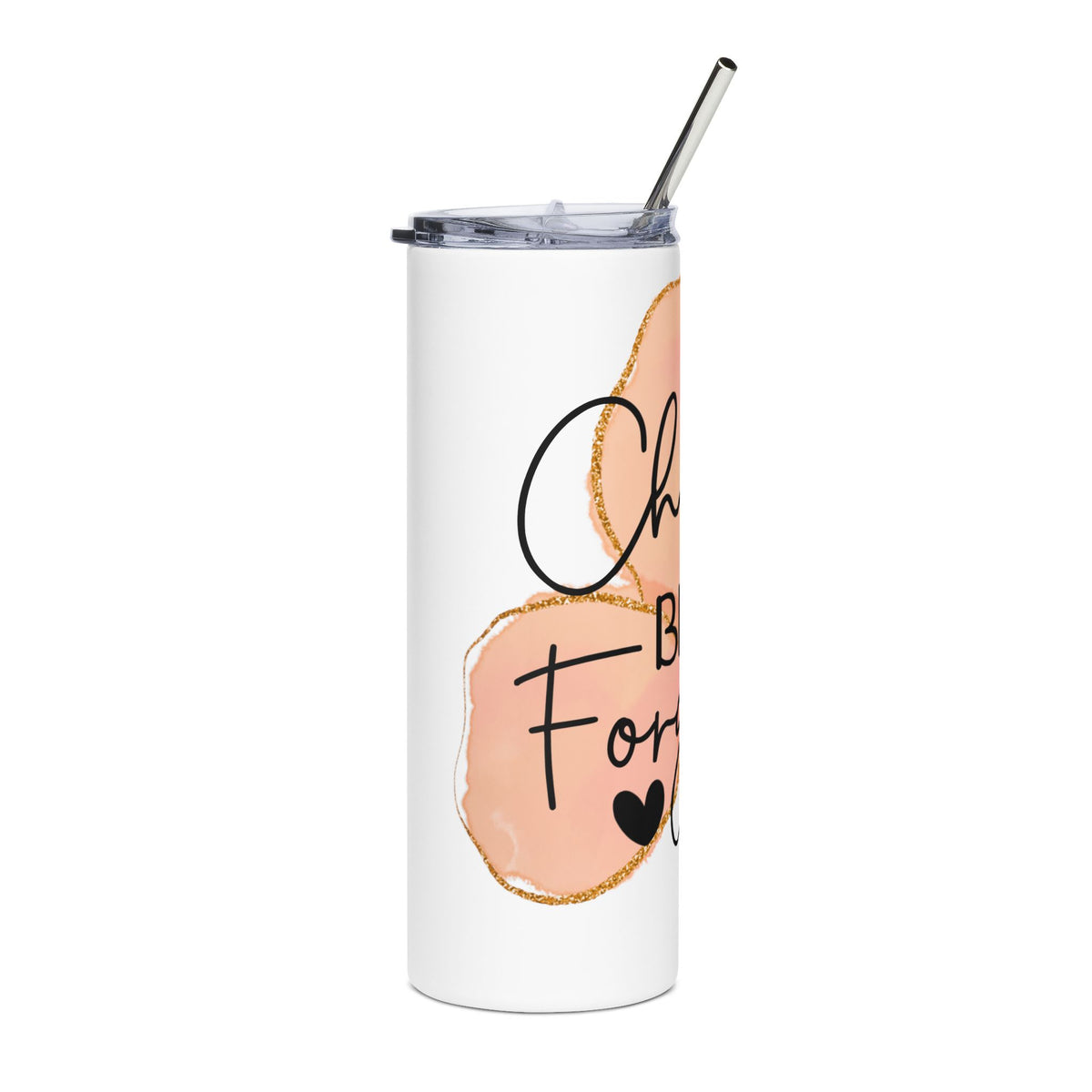 Chosen, Blessed, Forgiven Redeemed Watercolor 20oz Stainless Tumbler Insulated Christian Travel Cup - Sydney So Sweet