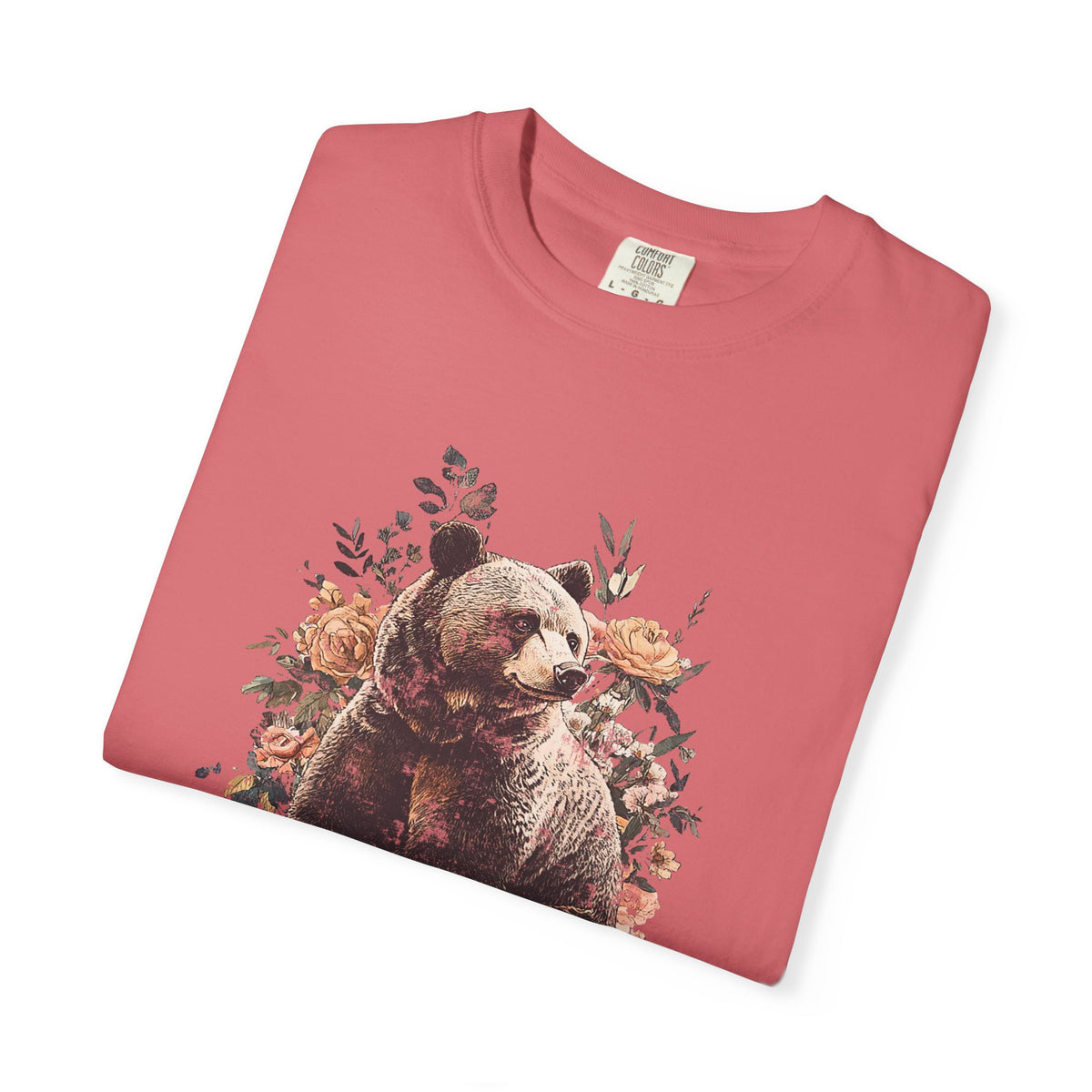 How Great is Thy Faithfulness T-Shirt Grizzly Bear Christian Distressed Tee