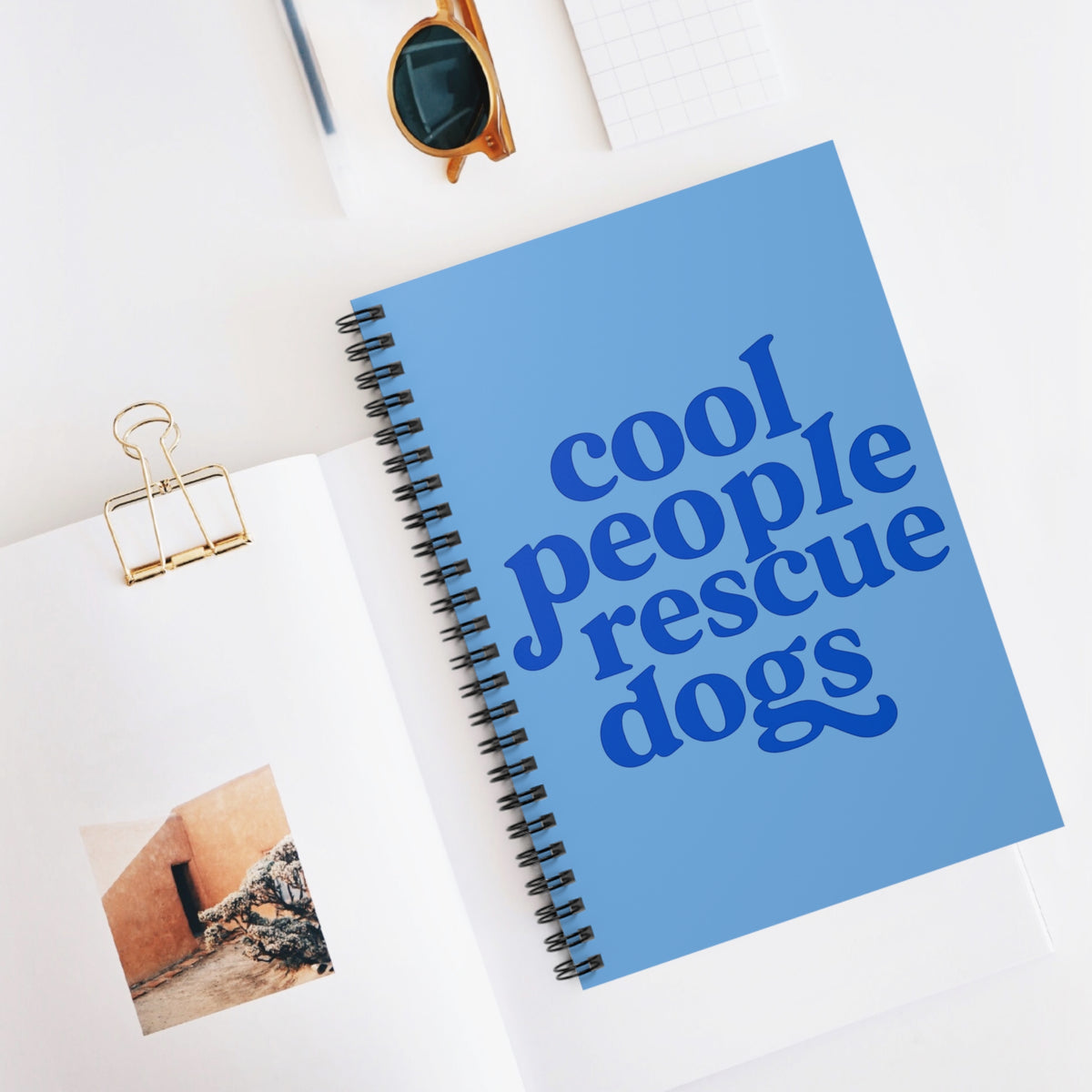 Rescue Dogs Notebook Cool People Rescue Dogs Spiral Ruled Journal