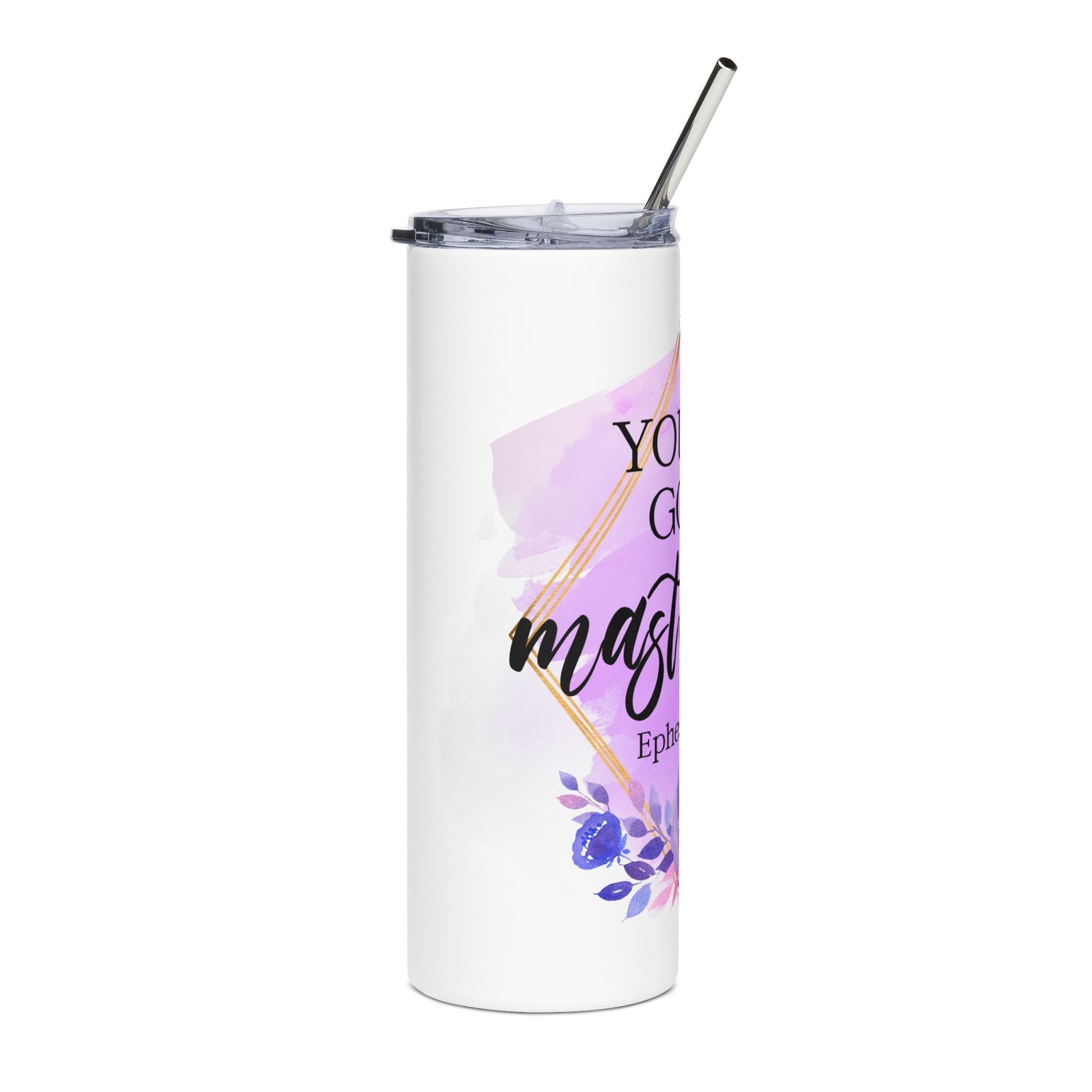 You Are God's Masterpiece 20oz Stainless Tumbler Insulated Christian Travel Cup - Sydney So Sweet