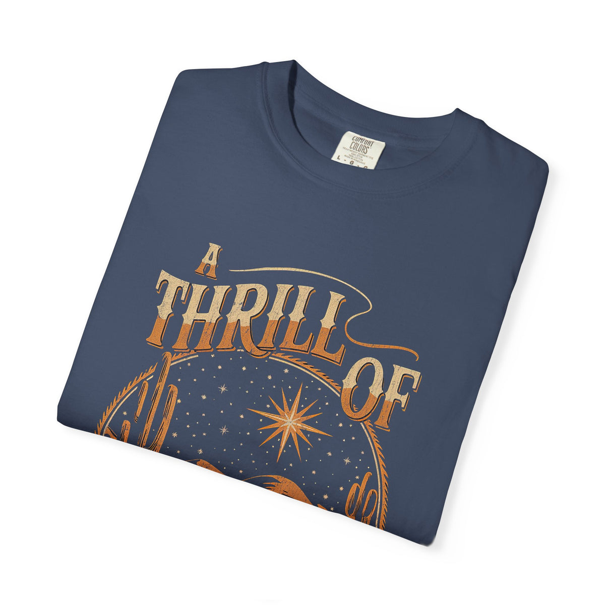 A Thrill of Hope Christmas Eve Distressed T-Shirt Christian Graphic Tee