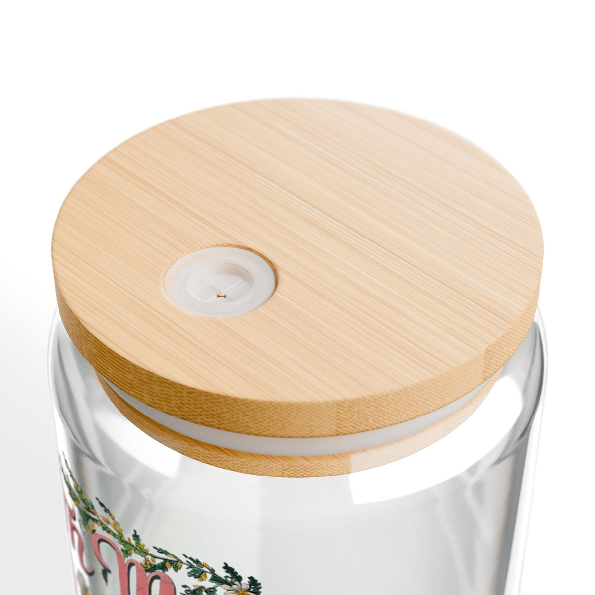 In My Praying Mama Era Sipper Glass 16oz Reusable Drink Jar with Lid & Straw