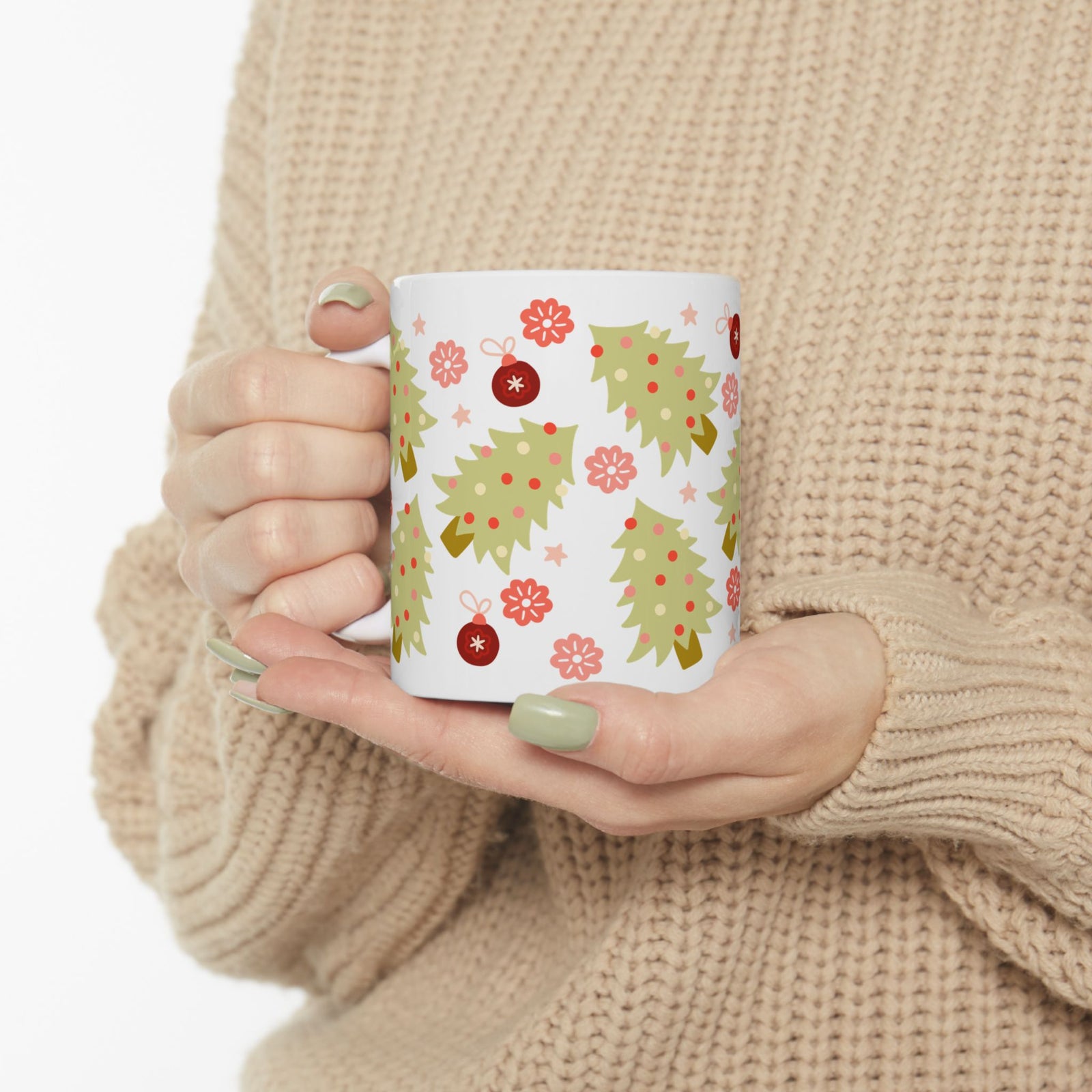 90's Christmas Ceramic Mug Coffee Cup (11oz & 15oz)