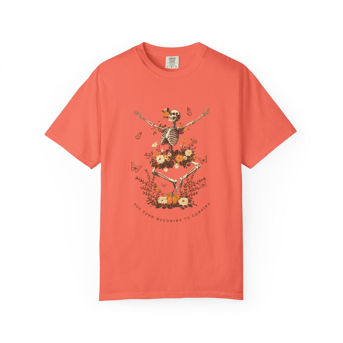 You Turn Mourning into Dancing T-Shirt Dancing Skeleton Halloween Christian Tee