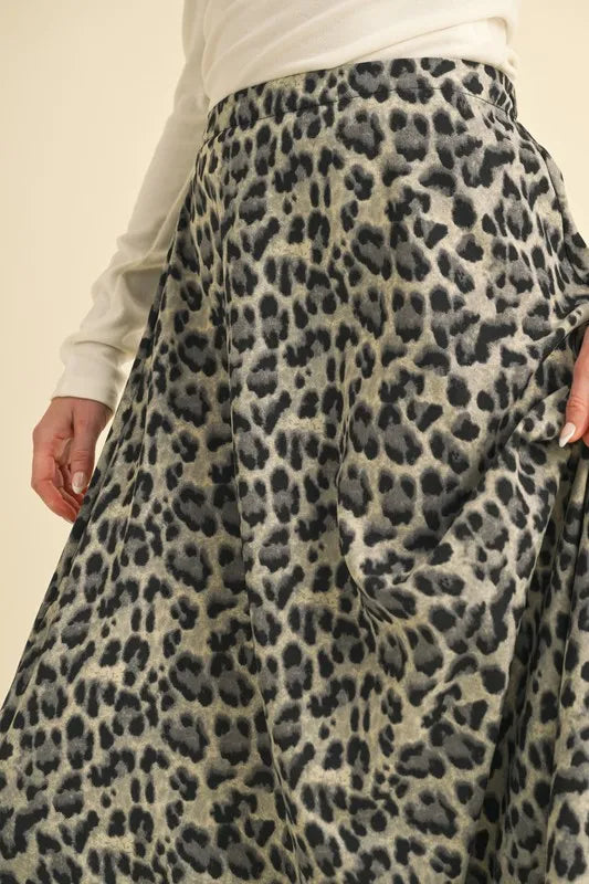 Aemi+Co Leopard Midi Skirt - Sydney So Sweet
