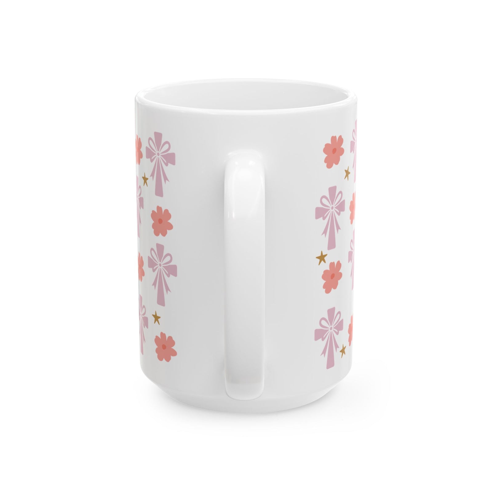 Love Like Jesus Floral Cute Ceramic Mug Coffee Cup (11oz & 15oz)