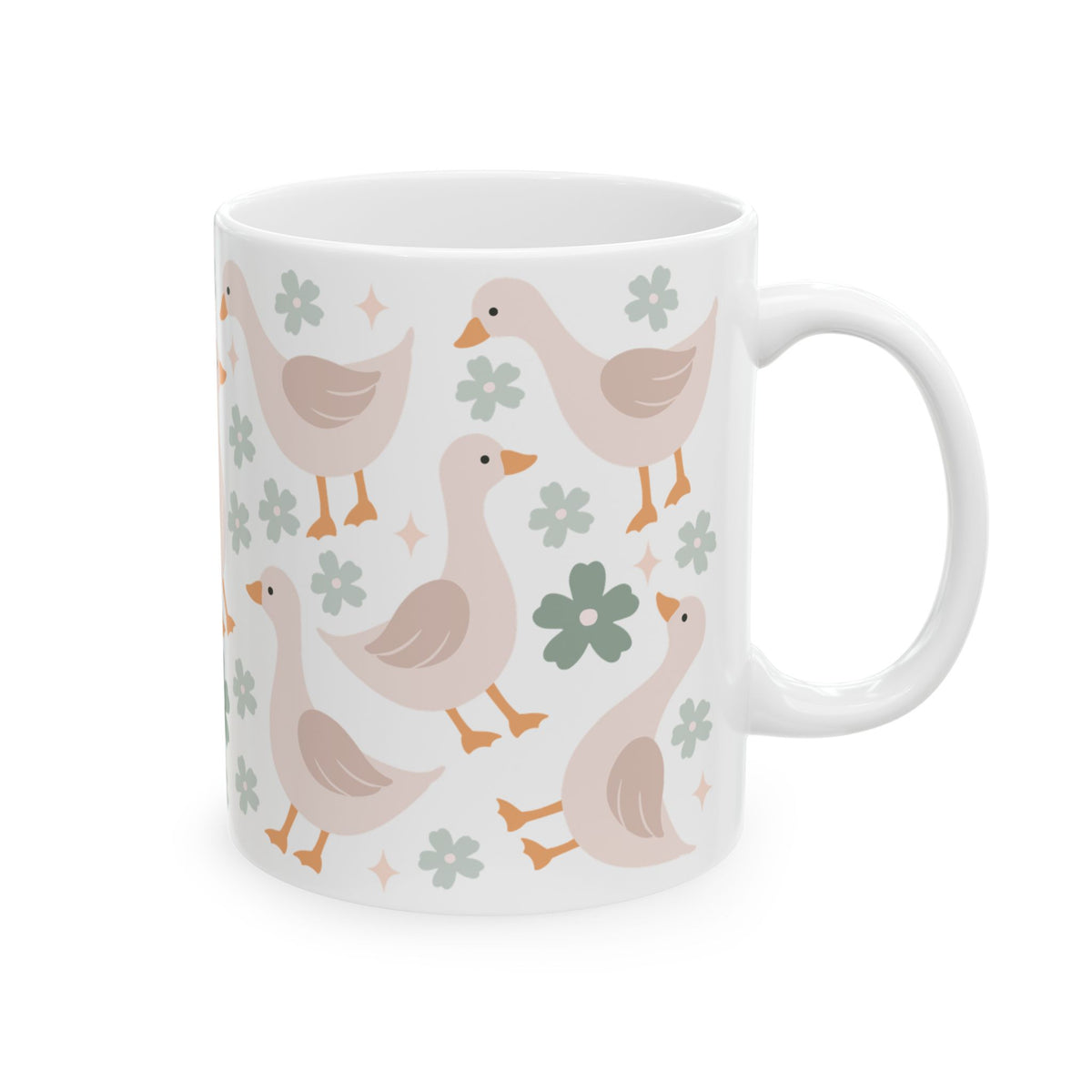 Duck Duck Cute Ceramic Mug Coffee Cup (11oz & 15oz) - Sydney So Sweet