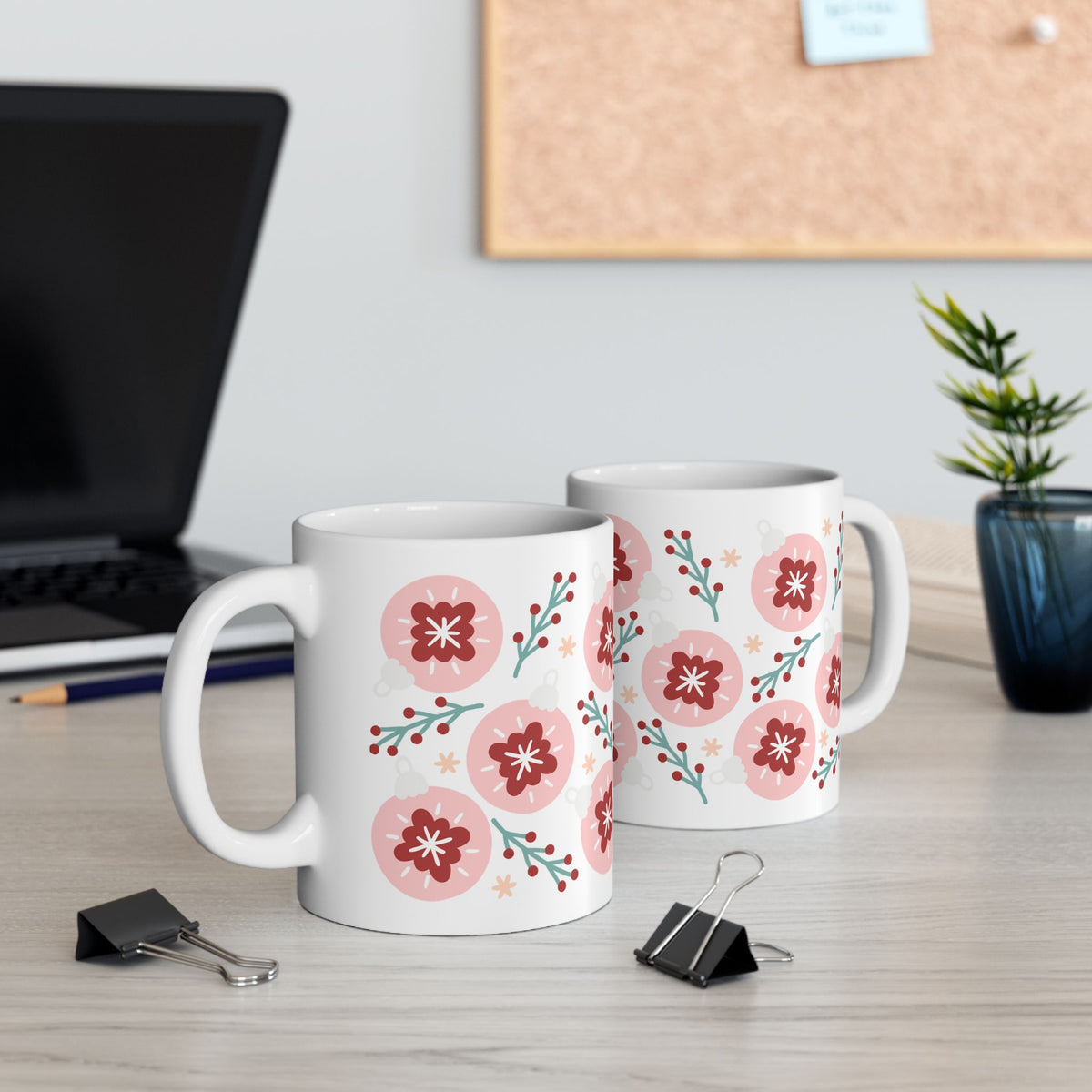 Hygge Christmas Holiday Ceramic Mug Coffee Cup (11oz & 15oz)