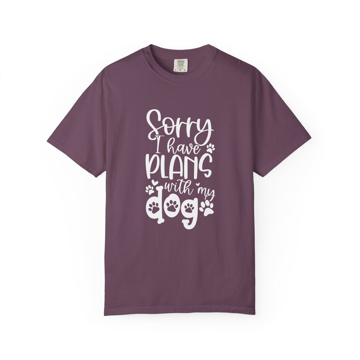 Sorry I Have Plans with My Dog T-Shirt Dog Mom Graphic Tee