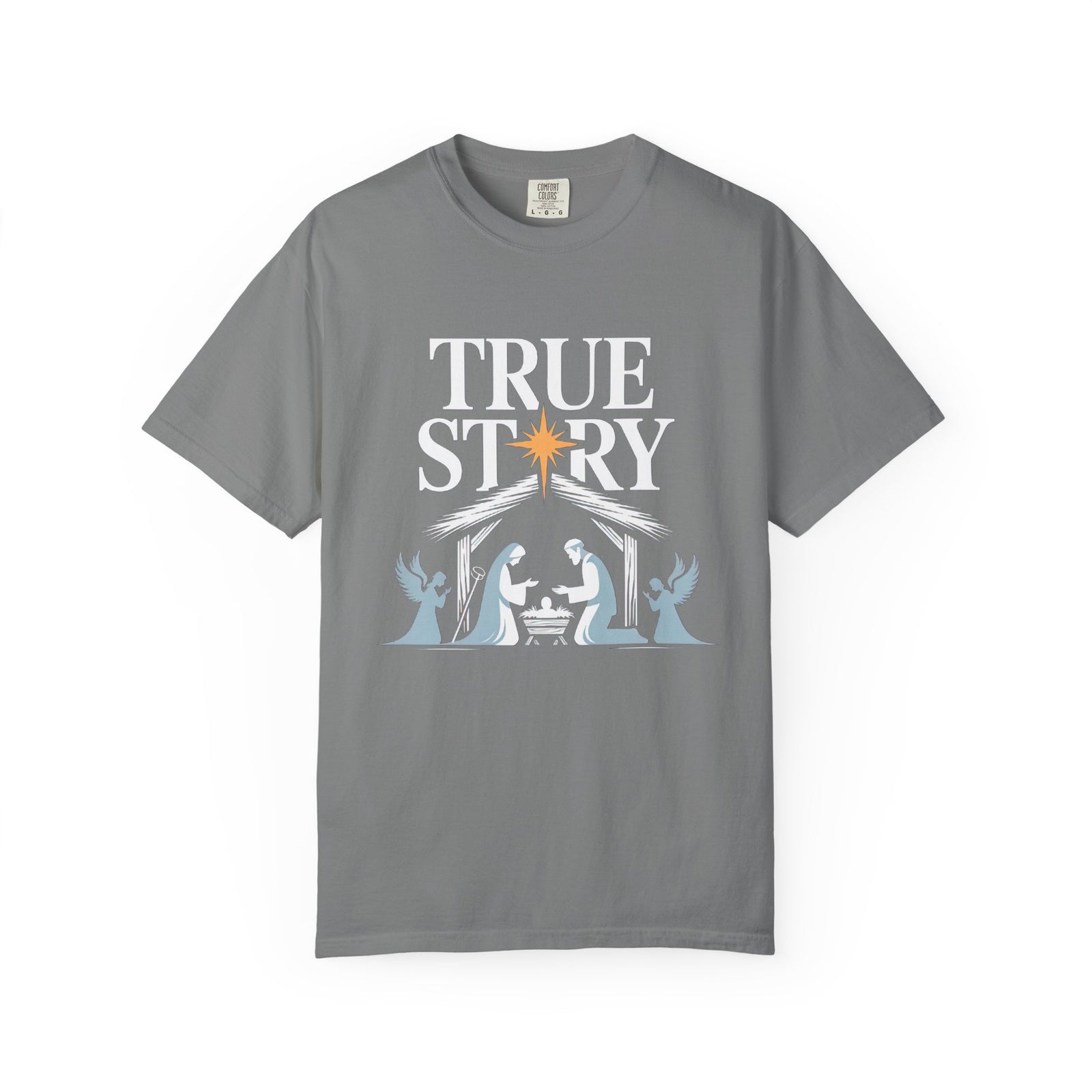 True Story Christmas Nativity Scene T-Shirt Christian Graphic Tee