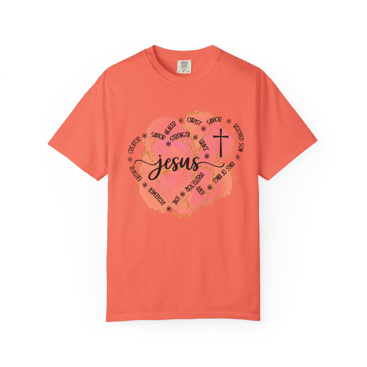 Jesus Strength & Grace Christian Graphic T-Shirt Unisex Short Sleeve Tee - Sydney So Sweet