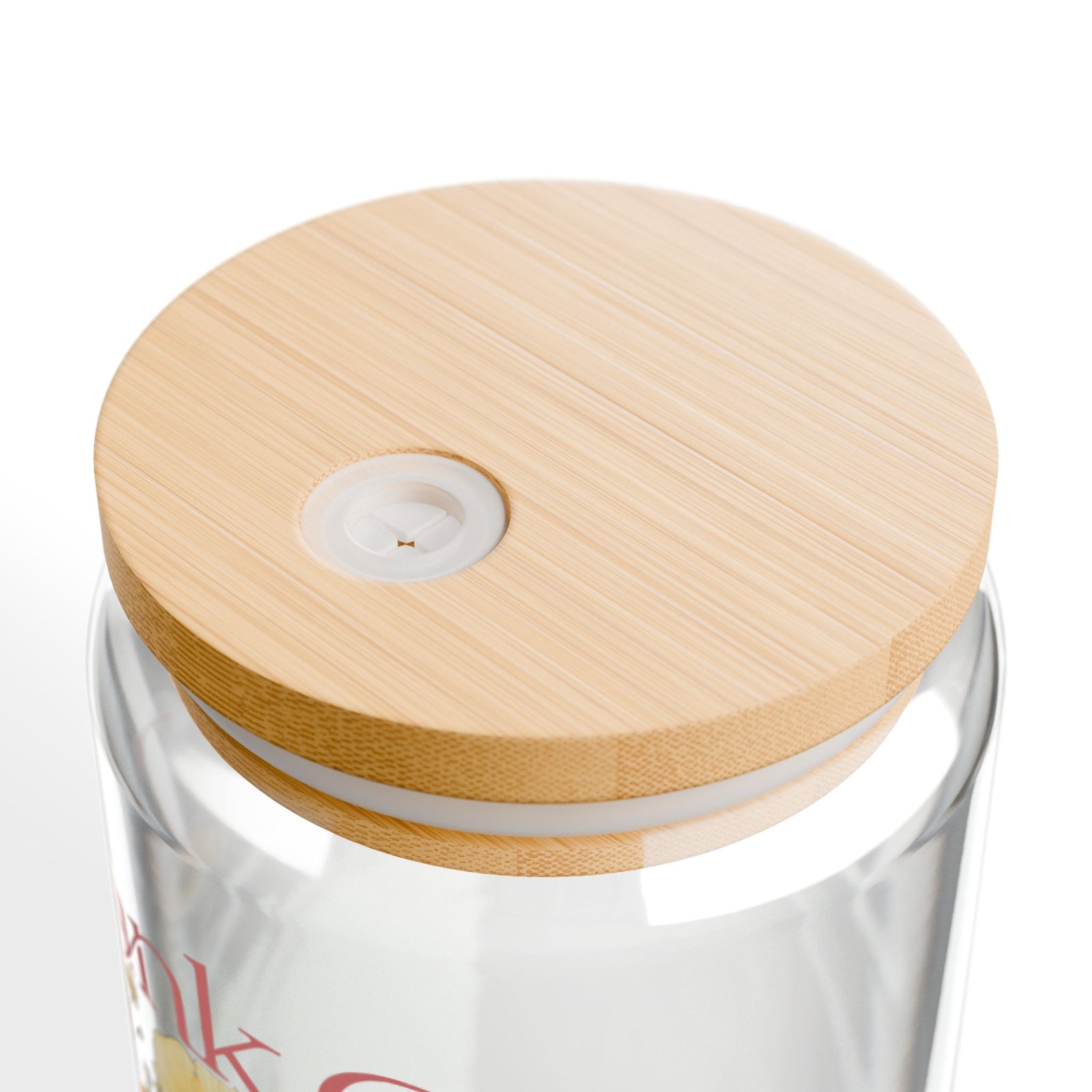 Thank God For Sunday Morning Christian Sipper Glass 16oz Reusable Drink Jar with Lid & Straw