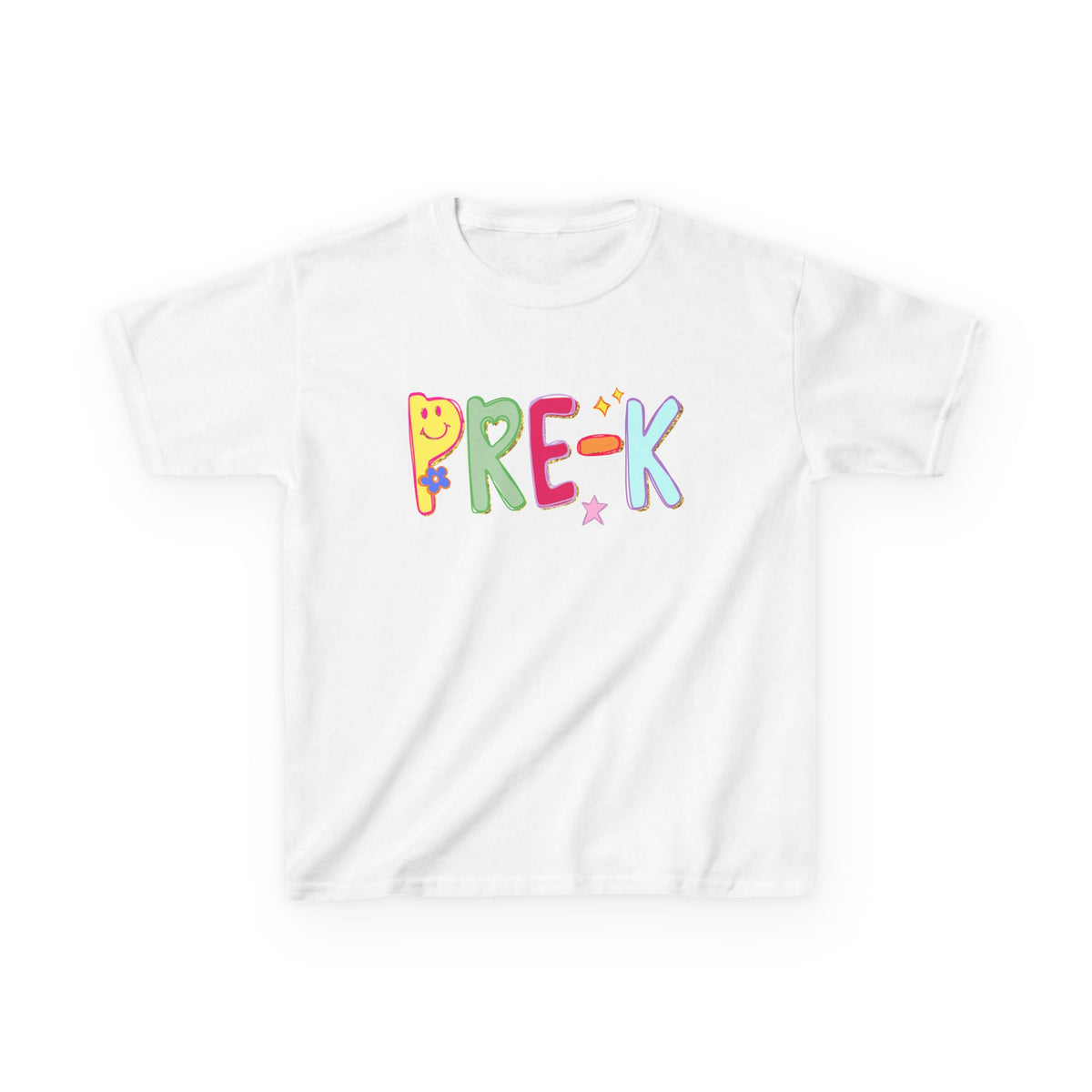 Pre-K Kids T-Shirt Cute & Colorful Back to School Preschool Tee