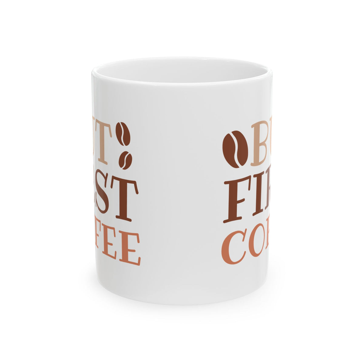 Best First Coffee Cute Ceramic Mug Coffee Cup (11oz & 15oz)