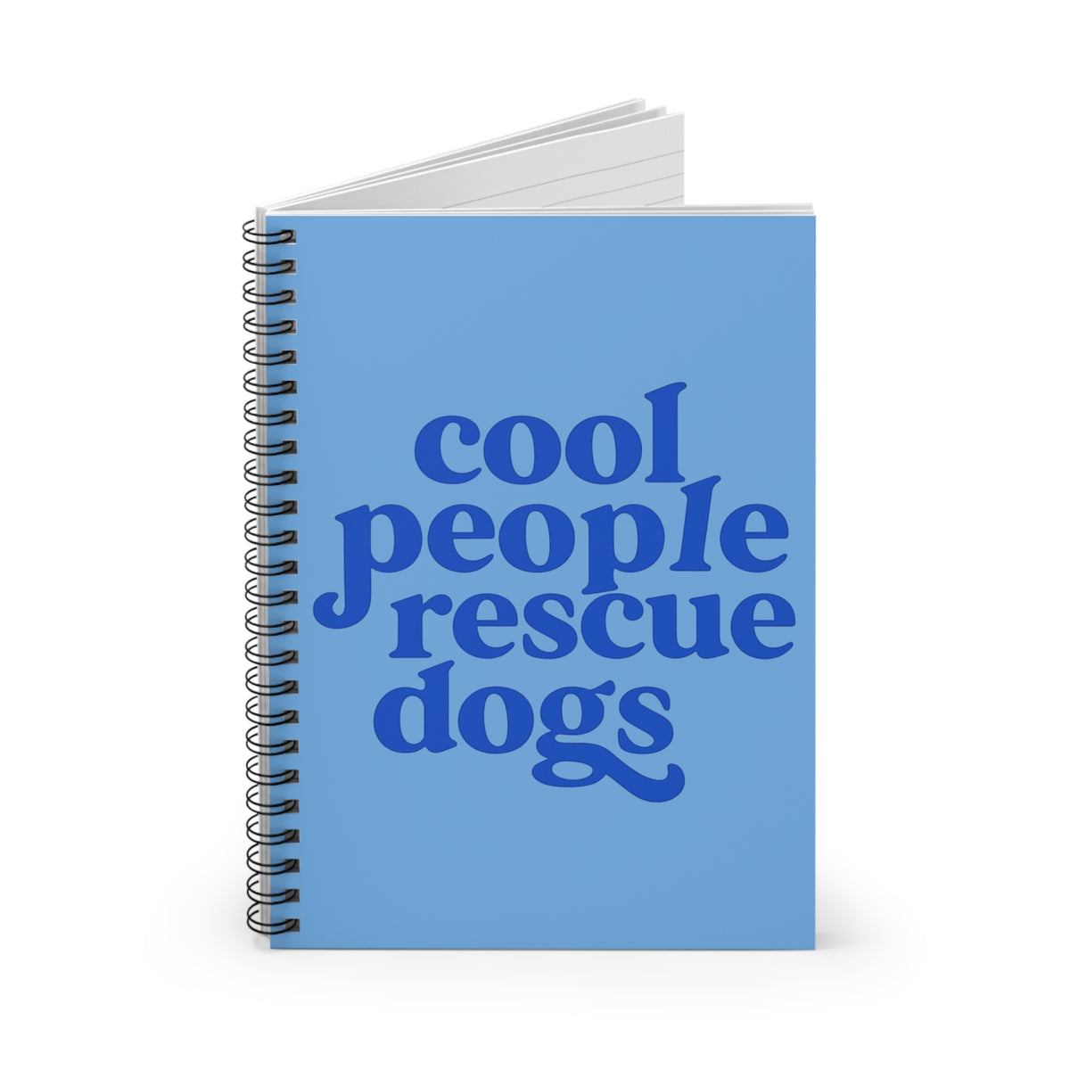 Rescue Dogs Notebook Cool People Rescue Dogs Spiral Ruled Journal