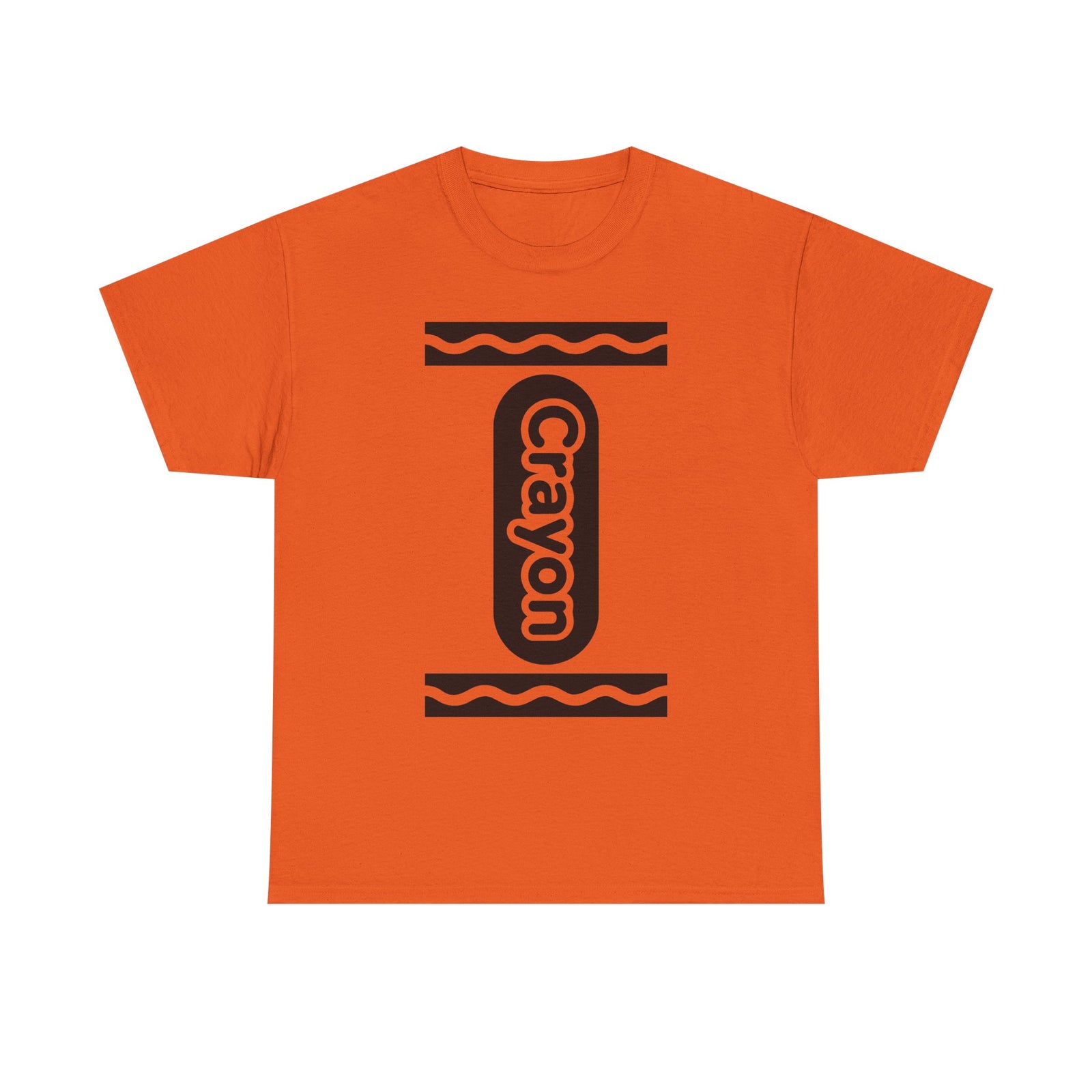 Crayon Costume Tee Retro Crayon Graphic T-Shirt