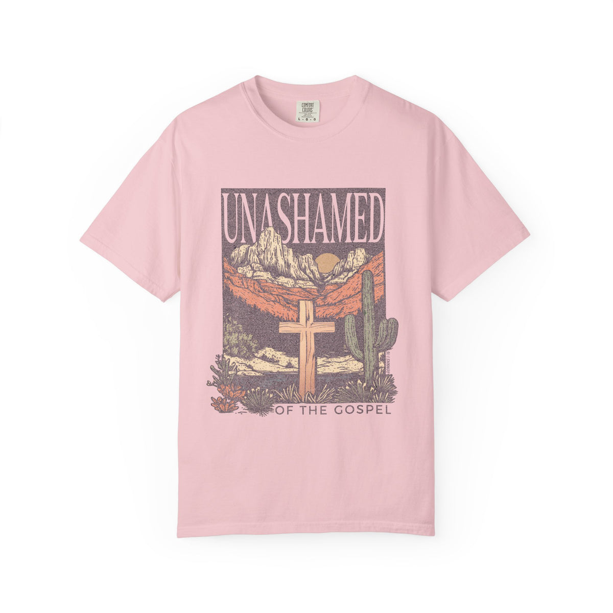Unashamed of the Gospel T‑Shirt Distressed Desert Christian Tee