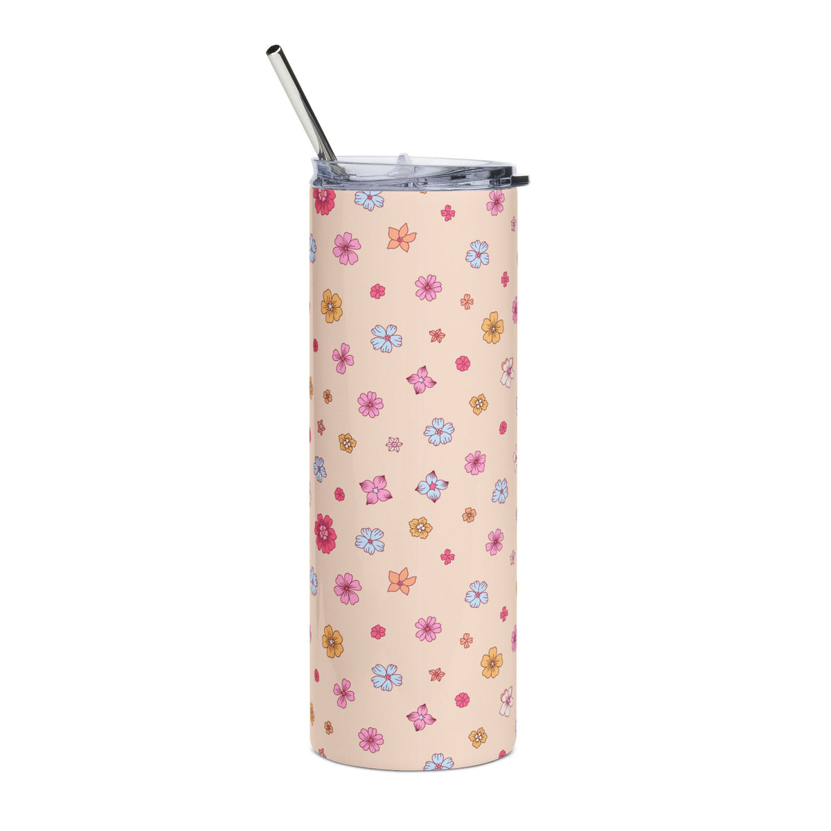 Petite Blooms 20oz Floral Stainless Steel Tumbler Insulated Travel Cup